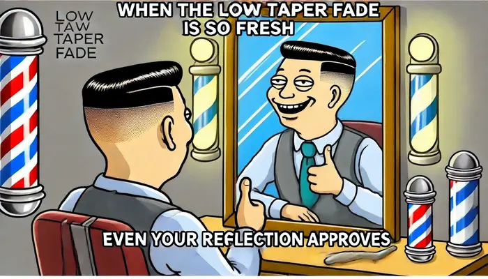 Low Taper Fade Meme