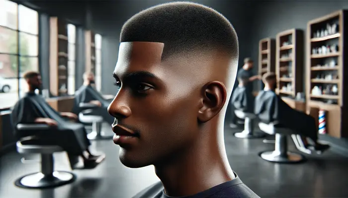 Short Low Taper Fade Black Male