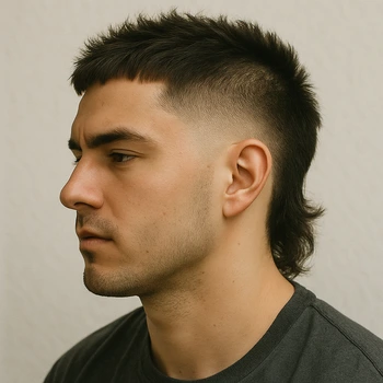 Burst Taper Short Mullet Fade