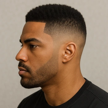 High Taper Fade for Black Men