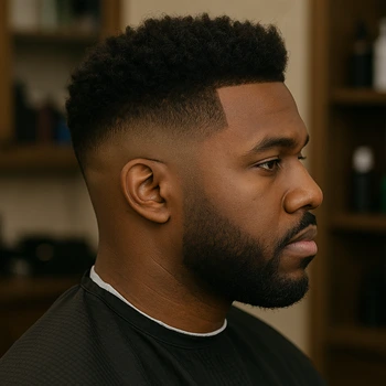 High Taper Fade for Black Males