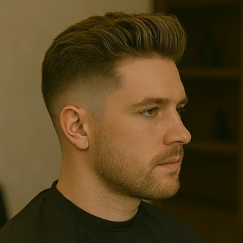 High Taper Fade for White Guys