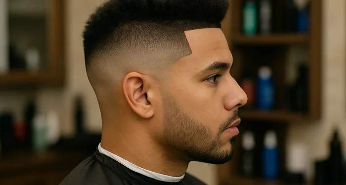 high taper fade haircut
