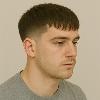 Low Taper Fade Fringe