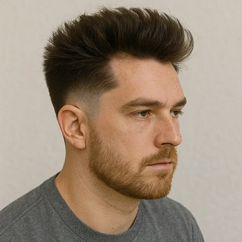 Mid Taper Fade Blowout