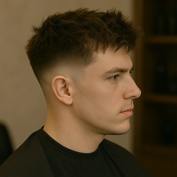 Textured High Taper Fade