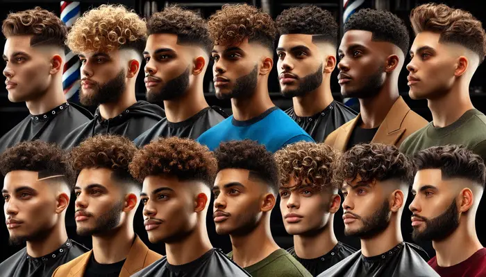 Different Types of Curly Taper Fades