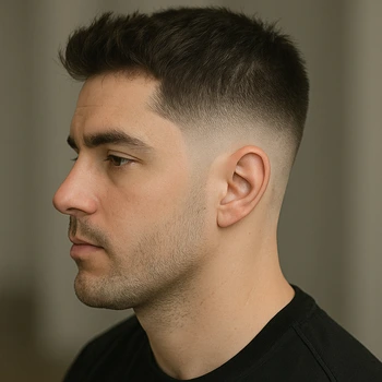 high taper skin fade haircut