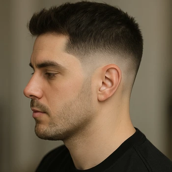 mid taper skin fade haircut