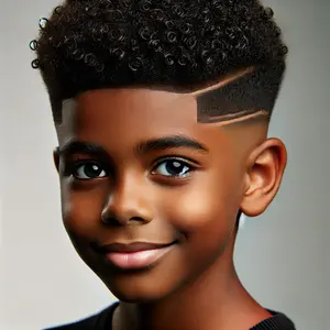 Low Fade Taper for Black Boys