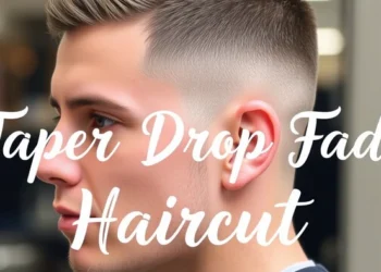 taper drop fade haircut