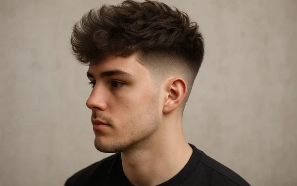 Taper Fade Fluffy Hair