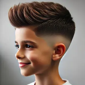 high taper fade for kids