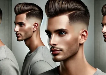slick back taper fade haircut