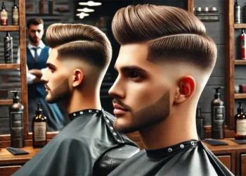 taper comb over fade haircut