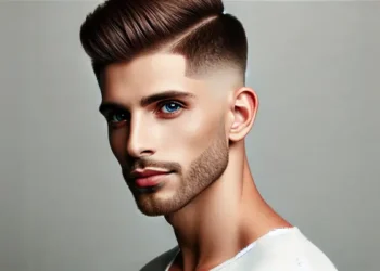 taper fade with white male