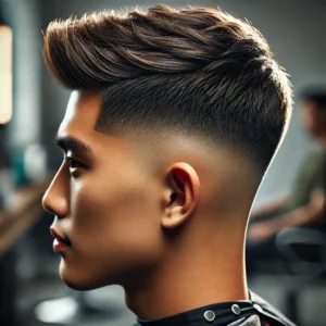 Mid Taper Fade Asian