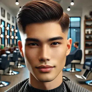 Short Asian Taper Fade