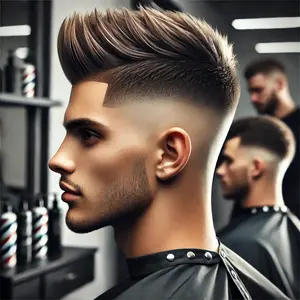 low mohawk taper fade hairstyle