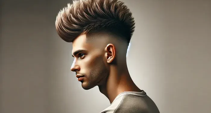mohawk taper fade hairstyle