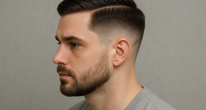 comb over taper fade