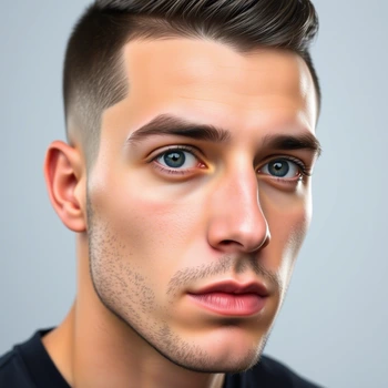 luigi mangione taper fade haircut