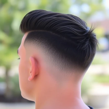 modern taper fade mullet