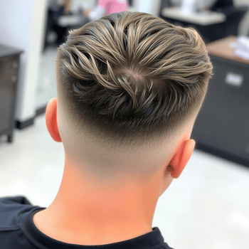 taper short mullet fade