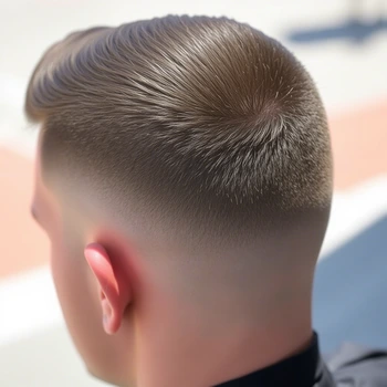 Burst Taper Fade haircut