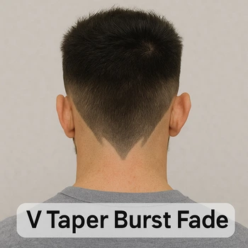 burst V taper fade