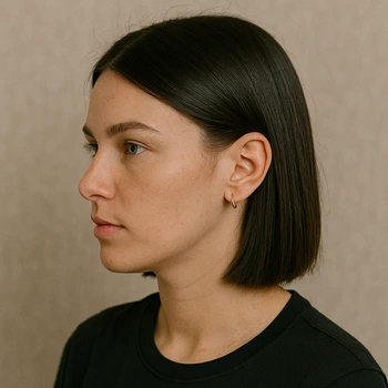 Female Taper Fade Straight Hair