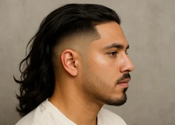 hispanic long hair taper fade