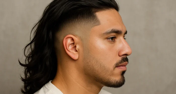 hispanic long hair taper fade