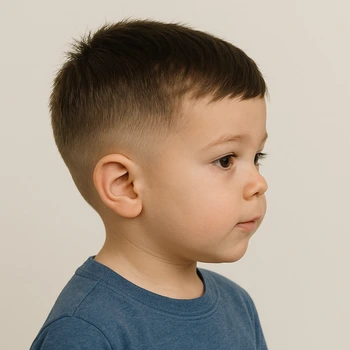 little kid taper fade
