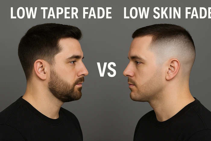 Low Taper Fade vs Low Skin Fade