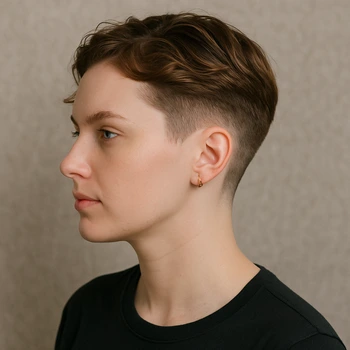Mid Taper Fade Female