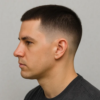 Mid Taper Fade for Small Hair