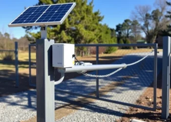 solar powered gate opener