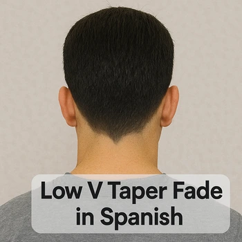 spanish low v taper fade