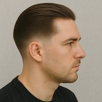 Taper Fade Long Top Straight Hair