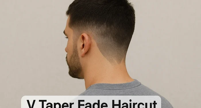 v taper fade haircut