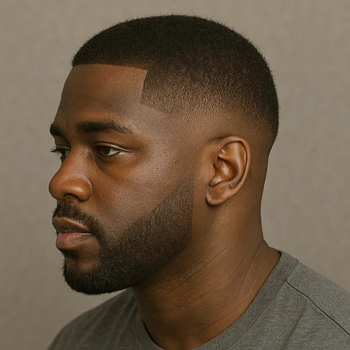 Taper Fade Line Up for Black Hair