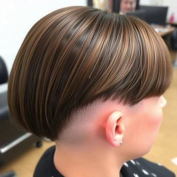 Blowout Taper Fade Straight Hair