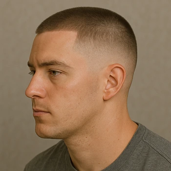 Buzz Cut Line Up Taper Fade