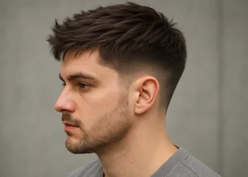 layered taper fade haircut