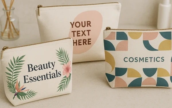 custom printed cosmetic bags