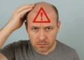 a man with Hair Transplant Red Flags