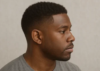 Mid Taper Fade Black Male