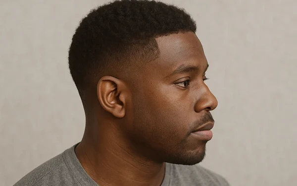 Mid Taper Fade Black Male