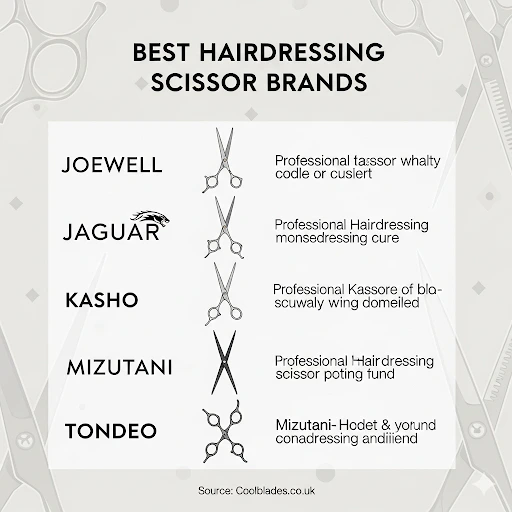 best UK hairdressing scissor brands